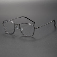 Man Glasses Frames 5506A Denmark Titanium No Screw Korea Glasses Frames Optical Ultra-light Business Eyeglass Frame