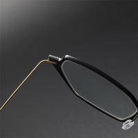 Spectacles For Men Denmark Linde 6621 Titanium No Screw Korea Suqare Glasses Frames Optical Ultra-light Business Frame