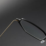 Spectacles For Men Denmark Linde 6621 Titanium No Screw Korea Suqare Glasses Frames Optical Ultra-light Business Frame