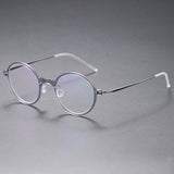 Glasses Men 6508 Denmark Titanium No Screw Korea Glasses Frames Optical Ultra-light Business Prescription glasses