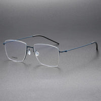 Square High Quality 5508 Glasses Frame Handmade Denmark Titanium No Screw Korea Glasses Frames Optical Ultra-light Business