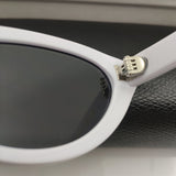 Small Oval Acetate Sunglasses Black Brand Designer Female Retro Shades For Women Fashion Sunglasses Girls Women Sun Glasses