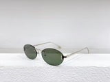 2023 Fashion women's sunglasses Oval sunglasses Titanium alloy brand designer UV400