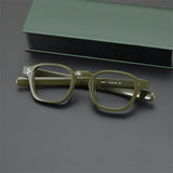 TS8012 retro myopia frame, handmade board glasses frame for men and women  myopia  prescription round Computer glasses