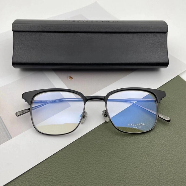 Original Japanese Glasses Frame Titanium Prescription Glasses Women Myopia Eyeglasses Frames Men Vintage Designer Brand Glasses