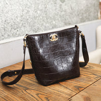 L-package 18-22-9cm Women's Leather Designer Handbags Tote Purses Shoulder Bucket Bags