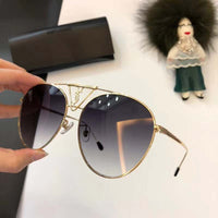 S-sunglasses Retro Classic Aviator Polarized Sunglasses Mens Womens Metal Pilot Sunglasses for YSL al193t