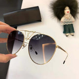 S-sunglasses Retro Classic Aviator Polarized Sunglasses Mens Womens Metal Pilot Sunglasses for YSL al193t