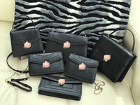 C-Collection BVLGARI Women Leather Shoulder Bag Handbag Satchel Clutch Coin Purse