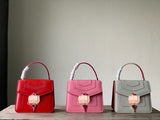 C-Collection BVLGARI Women Leather Shoulder Bag Handbag Satchel Clutch Coin Purse