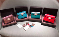 C-Collection BVLGARI Women Leather Shoulder Bag Handbag Satchel Clutch Coin Purse