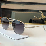 Luxury Sunglasses women's DTS409 Famous Brand Luxury Designer Titanium Rectangular Women Glasses Women's Glasses For The Sun