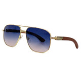 Retro Sunglasses Female 2023 Classic Frame  Metal Frame Sunglasses Luxury Designer Summer Sun Goggles