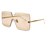 Brand Sunglasses Rimless Sun Glasses High Quality Summer Driving Women  Design Glasses Female Eyewear Oculos De Sol