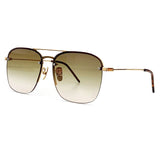 Pilot Sunglasses Female Classic Glasses Gradient Square Lens Luxury Half-Frame Fashion Sunglasses Free Shipping