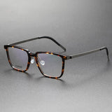 Square Glasses Frame For Men 1844 Denmark Titanium No Screw Korea Glasses Frames Optical Ultra-light Business Frame Glasses