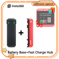 E-electronic XINPU Insta360 One R Battery Base / Fast Charge Hub / Vertical Battery Base Vertical Bumper Case /  Boosted Battery Base+Fast Charge Hub For Insta360 ONE R Accessories