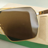 2022 Sale Women Car Driving Sunglasses For Girl Shades Party Metal Frame Fashion Weird Brand Designer Large Summer Sun Glasses