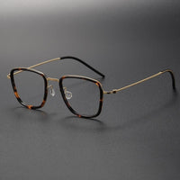 Man Glasses Frames 5506A Denmark Titanium No Screw Korea Glasses Frames Optical Ultra-light Business Eyeglass Frame