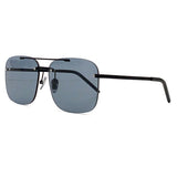 Retro Sunglasses Frameless Alloy Pilot Design Female 2023 Gradient Lens Sunglasses Female Metal Retro Luxury Glasses