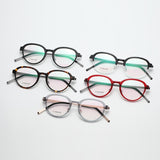 Eyeglasses Men 1176  Round Denmark Titanium No Screw Korea Glasses Frames Optical Ultra-light Business Reading Glasess For Men