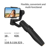 E-electronic XINPU Feiyu Vimble 2S 3-Axis Smartphone Gimbal Handheld Stabilizer 180mm Extendable Pole Tripod for iPhone 11 X Xs 8 Samsung S9S8