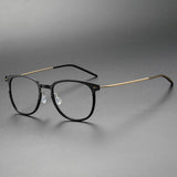 Prescription Glasses Square Denmark Linde 6549 Titanium No Screw Korea Glasses Frames Optical Ultra-light Business Frame
