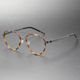 Luxury Glasses Men Denmark Linde 9745 Titanium No Screw Korea Glasses Frames Optical Ultra-light Business Optical Lenses