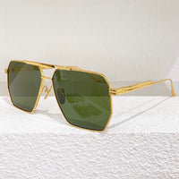 2022 Sale Women Car Driving Sunglasses For Girl Shades Party Metal Frame Fashion Weird Brand Designer Large Summer Sun Glasses