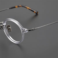 XQ2616 retro round myopia glasses frame for men and women  myopia  prescription myopia  Comfortable Presbyopia Glasses