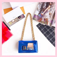 H-bag MINI J'A.D.I.O.R ULTRA BLACK BAG Flash skin 18cm