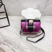 H-bag P.r.a.d.a Cahier leather bag  NO.1BH018 SIZE:18×12×4cm