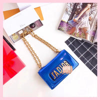 H-bag MINI J'A.D.I.O.R ULTRA BLACK BAG Flash skin 18cm