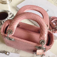 H-bag LADY Dior LAMBSKIN TOTE MINI BAG 17cm