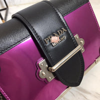 H-bag P.r.a.d.a Cahier leather bag  NO.1BH018 SIZE:18×12×4cm