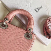 H-bag LADY Dior LAMBSKIN TOTE MINI BAG 17cm