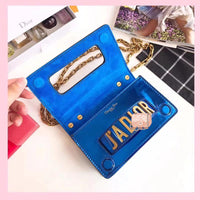 H-bag MINI J'A.D.I.O.R ULTRA BLACK BAG Flash skin 18cm