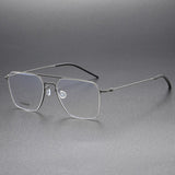 Fashion 5517 High Quality Denmark Titanium No Screw Men Glasses Frames Optical Ultra-light Business Suqare Computer Reading