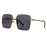 New Ladies Sunglasses 2023 Retro Oversized Sunglasses For Women And Luxurious Metal Frame Glasses For Women