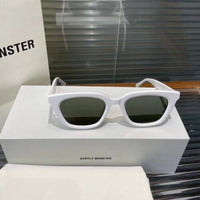 Original 2023 GM Hue W2 Original Mild Monster Sunglasses White Frame Sunglasses