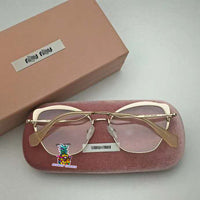 S-sunglasses MIU MIU Cateye Metal Women Eyeglasses Protection & Designer Style for 54P