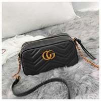 L-package GC Marment Style ‎448065 matelassé Mini Bag PU Leahter Elegant Quilted Shoulder Bag Stylish Crossbody Bag Square Tote Bag