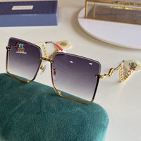 S-sunglasses gucci Mens Polarized Sunglasses Half-rim Sports Sun Glasses For GG3328 Half-Rimmed Sunglasses Matching Pendant For Women Retro Sun glasses Semi-Rimless Square Eyewear