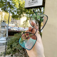 S-sunglasses Dior Anti-blue Light Men Computer Eyeglasses Double Frame For stellaire3 Fashion Square Metal Glasses For Stellaire3 Frame Classic Women Myopia Optics Eye Glasses Retro Eyeglass Big Square Flat Mirror Female