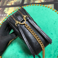 H-bag GUCCI Marmont mini shoulder women bag  6.5"W x 7.5"H x 3"D Style 550155