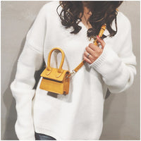 L-package Fashion Classic Mini Crossbody Bags Top Handle Clutch Handbags Square Leather Shoulder Handbag For Women's