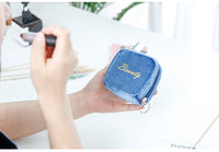 L-package Fashion Lipstick Case with Mirror Lip Balm Holder Portable Lipstick Bag for Outside Travel Cosmetic Pouch Beauty Lipstick Tubes Organizer Gift for Girl Ladies Women