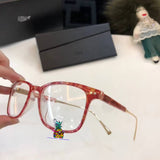 S-sunglasses New Dior CD0362 Women's Plastic Brown Half Frame Eyeglass Frames Glasses