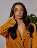 S-sunglasses F.O.R A.R.T‘S S.A.K.E casino Sunglasses for Women, Cat Eye Mirrored Flat Lenses Metal Frame Sunglasses UV400 62-16-145