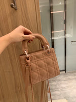 M-Handbag Dior 18cm Purses and Handbags for Women Top Handle Satchel Shoulder Bags for Ladies